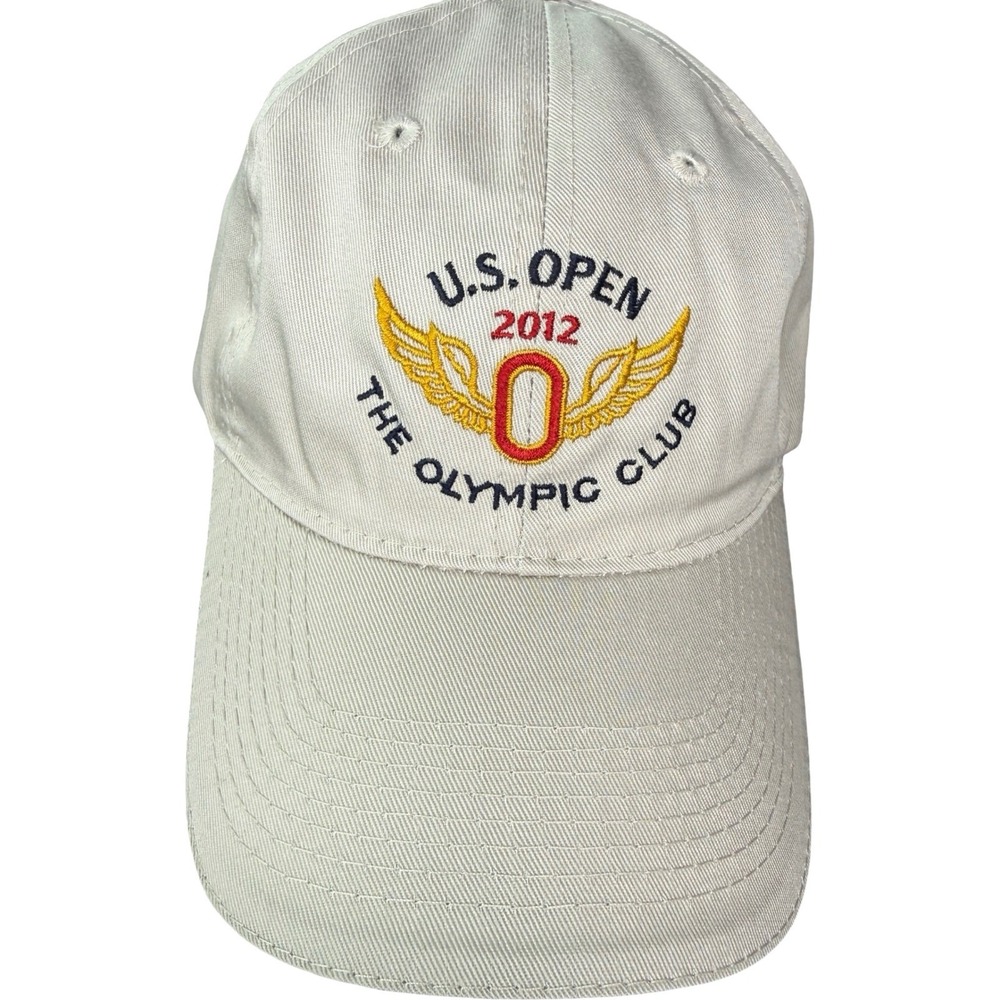 USGA Member 2012 US Open The Olympic Club Golf Hat Stone Adjustable Strapback